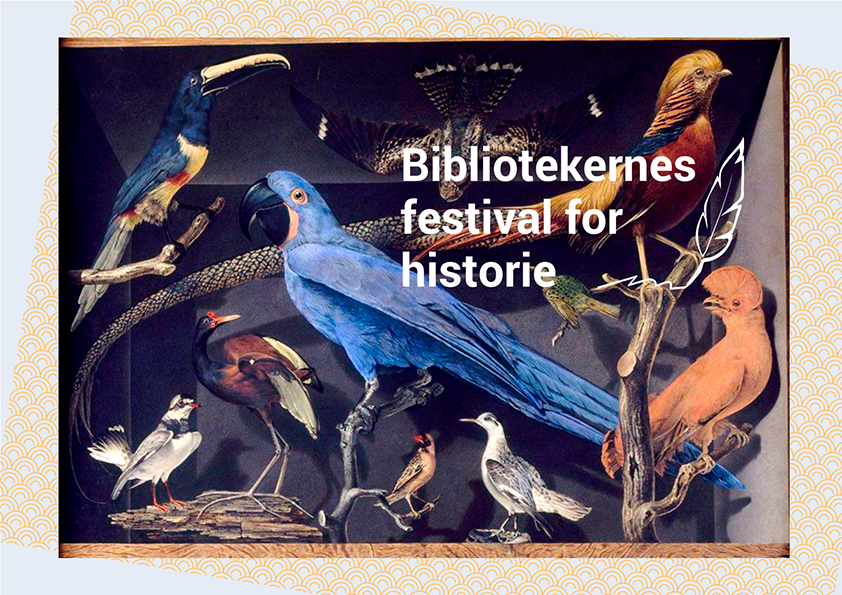 Kvindelig Napoleon med festivalens logo og grafiske elementer